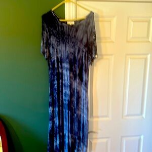 Simply southern , medium, tie-dye, knot dress